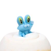 Бомбочка для ванны детская с игрушкой оранжевая 100 г