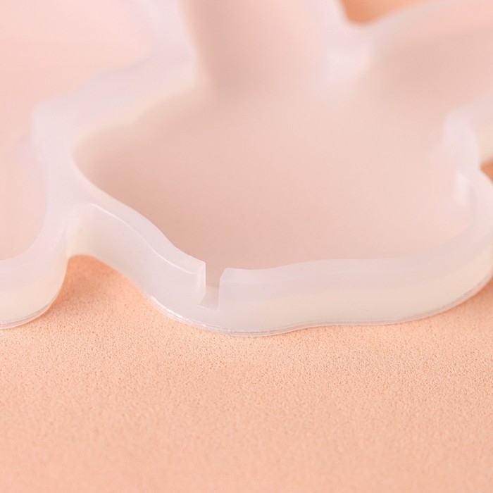 Форма для леденцов Доляна &laquo;Заяц&raquo;, силикон, 13&times;7,5&times;0,7 см, 3 ячейки