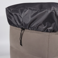 Подушка надувная, 40 &times; 30 &times; 45 см, в чехле, цвет серый