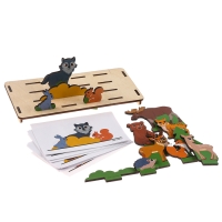 Головоломка. Повтори по образцу &laquo;Лес&raquo;