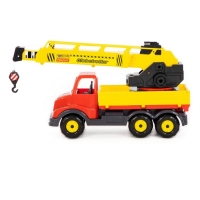 Автомобиль-кран, с поворотной платформой &laquo;Муромец&raquo;, в сеточке