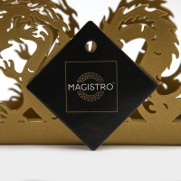 Салфетница Magistro &laquo;Дракон&raquo;, 14&times;4&times;9 см, цвет золотой