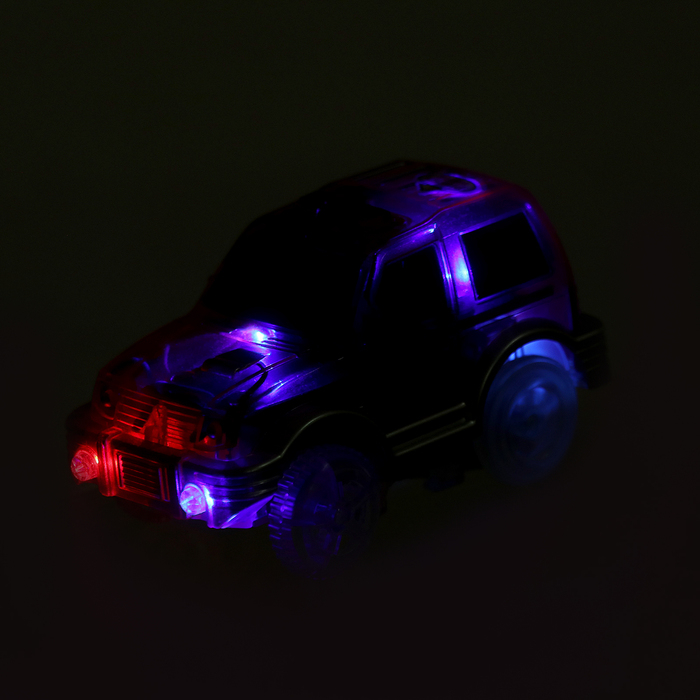 Автотрек &laquo;Магический Трек&raquo;, гибкий, светится в темноте, 133 детали, лифт, мёртвая петля