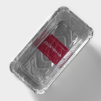 Набор форм из фольги для выпечки и запекания Доляна, 900 мл, 21,3&times;11&times;6,3 см, 3 шт