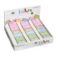 Ластик прямоугольный белый