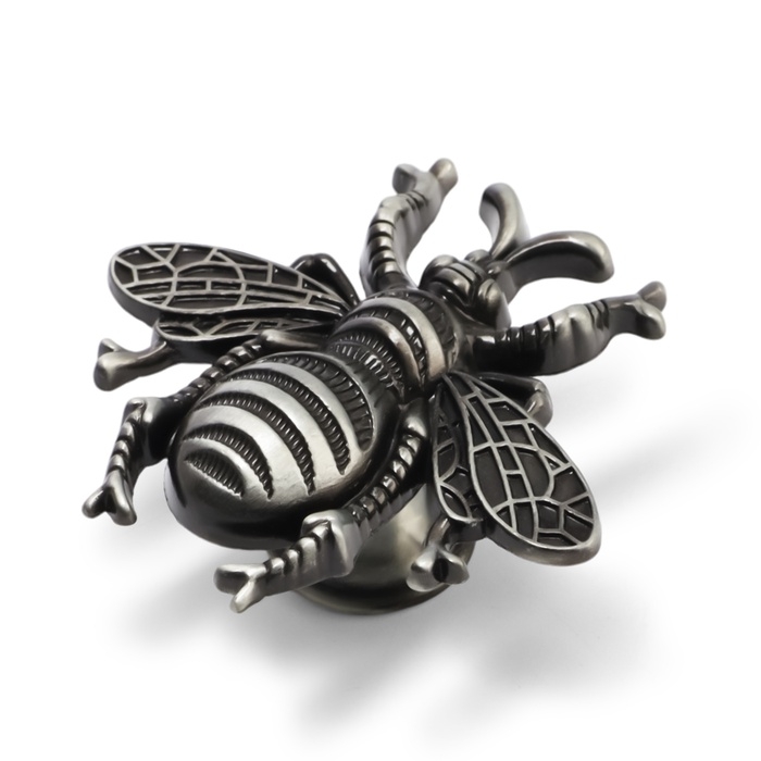 Ручка-кнопка CAPPIO PRO "Жук" 59 x 56  мм, цвет стар. серебро