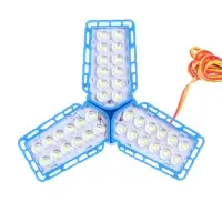 Фонарь кемпинговый, 6 Вт, SMD 2835, кабель l-1.5 м, с зажимом от 12 В, 12 х 5 см