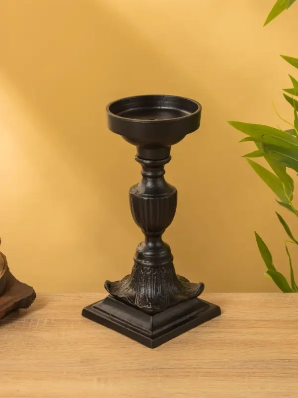 Подсвечник "Возрождение" алюминий 12х12х26,5 см