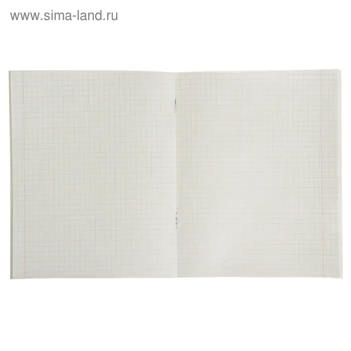 Тетрадь 48 листов в клетку Calligrata &laquo;Шотландка&raquo;, обложка мелованный картон, блок №2, белизна 75% (серые листы), МИКС