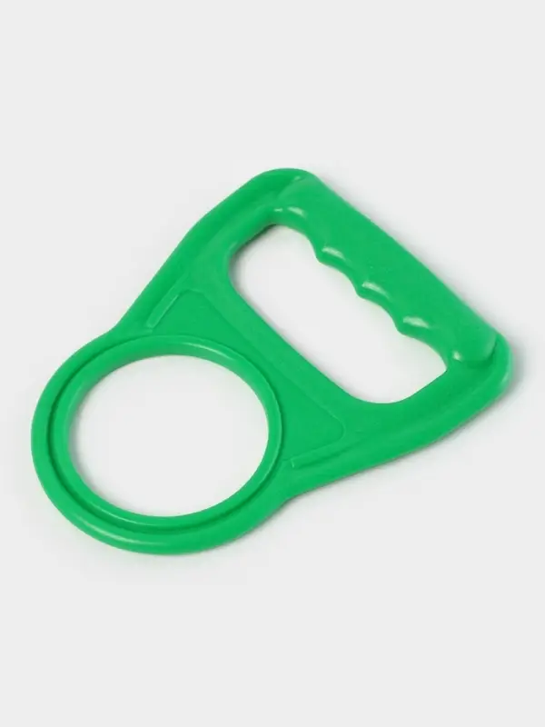 Ручка для переноса бутылей, 14&times;11.5&times;0.5 см, зелёная