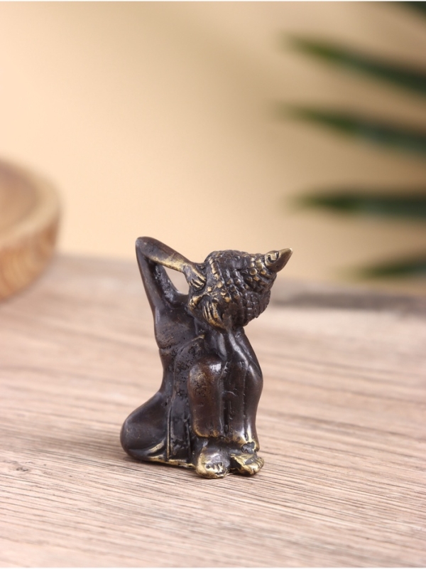 Сувенир бронза "Будда" 5х3х7 см