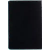 Ежедневник Alanis, недатированный, черный c голубым