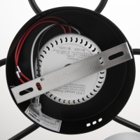 Люстра с ПДУ 2298/7GN LED 156Вт 3000-6000К серый 105х99х15 см BayerLux