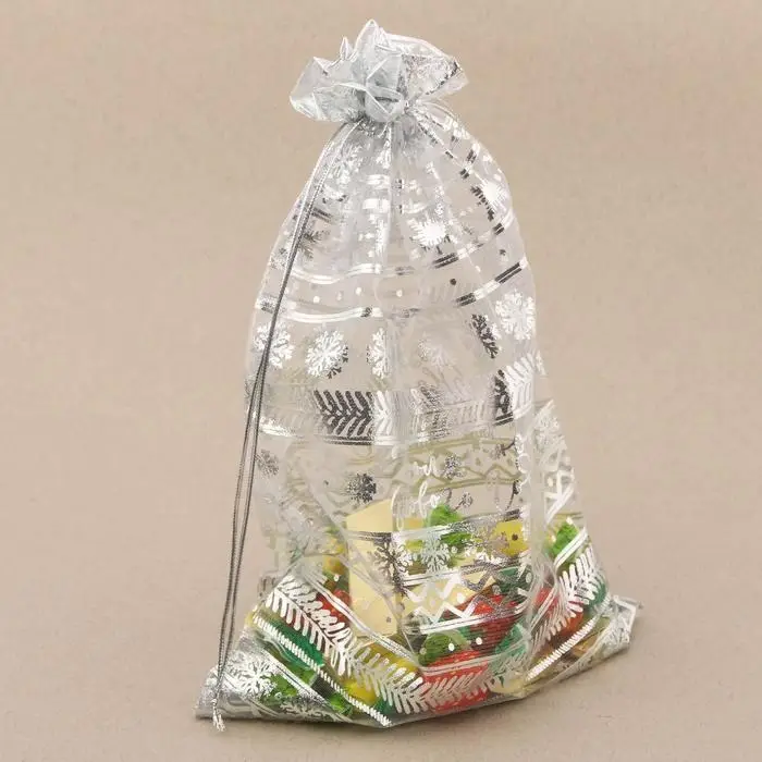 Мешочек подарочный органза &laquo;Волшебного Нового года&raquo;, 20 х 30 см +/- 1.5 см