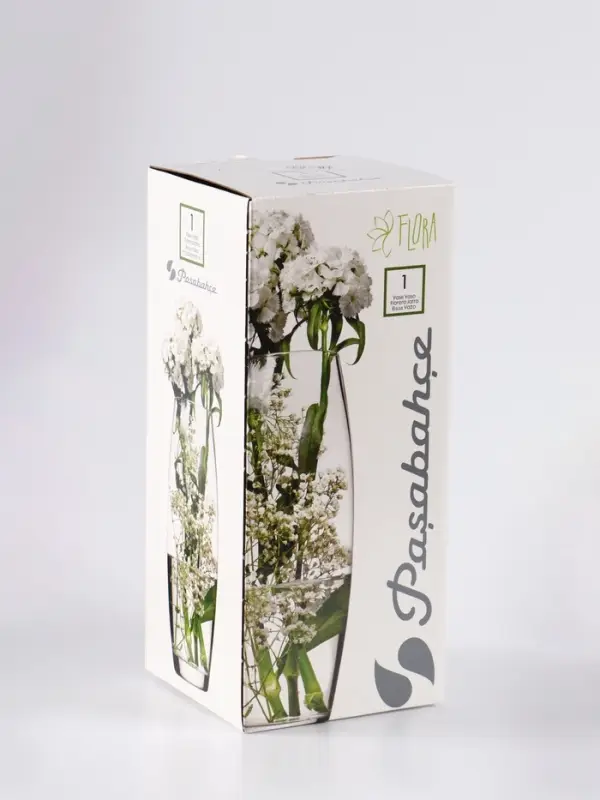 Ваза &laquo;Кармен&raquo; листья, овал, h=26 см, стекло, пудра