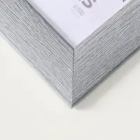 Фоторамка 21х30 см (с ножкой) "Luxe Elegance" пластик, серо-голубой, (пластик экран)