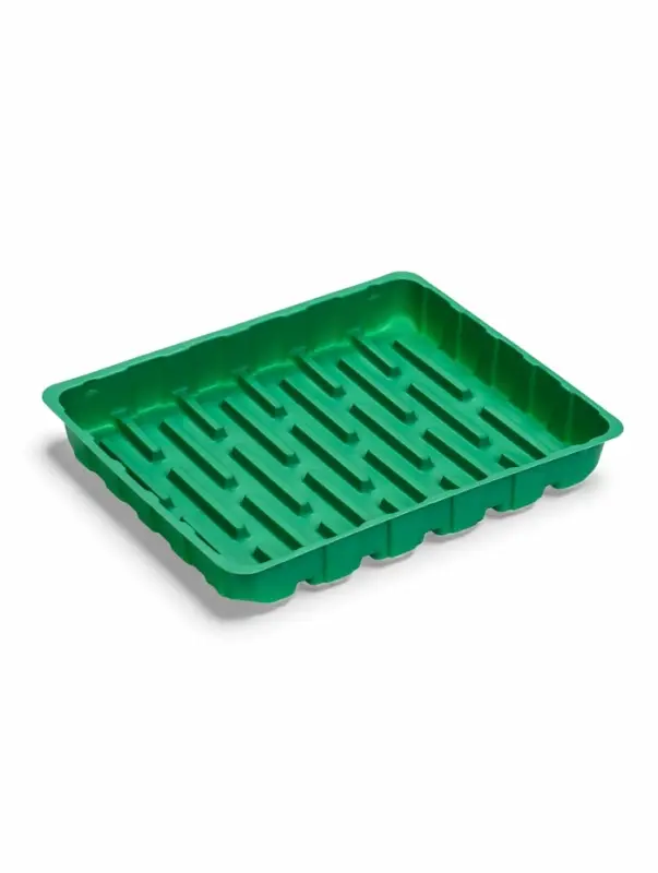 Набор для рассады: торфяная кассета, 12 ячеек по 50 мл, поддон _ &times; _ см, зелёный