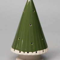 Светодиодная фигура "Елочка зеленая" 16.7х9.7х9.7, 1 LED, LR44x3(в компл.), Т/БЕЛЫЙ