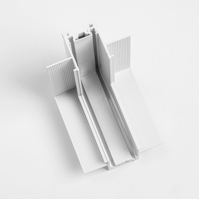 Соединитель встраиваемый для шинопровода (потолок-стена) белый 5х5 см