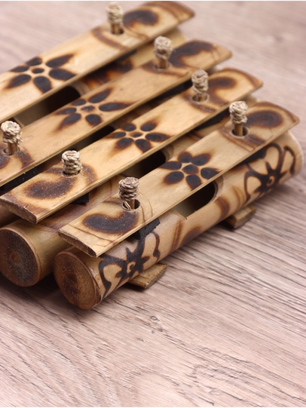 Сувенирный музыкальный инструмент "Ксилофон" бамбук, 15х20х5 см