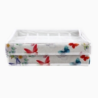Органайзер для хранения 24 ячейки с крышкой "Бабочки", 34 х 28 х 10 см