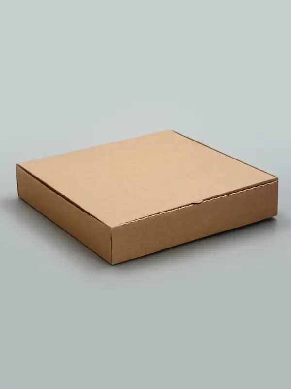 Коробка для пиццы, бурая, 32 х 32 х 6 см