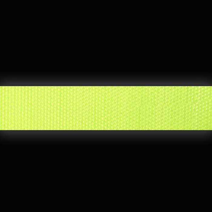 Светоотражающая лента-наклейка, 5 см, 1 &plusmn; 0,1 м, цвет жёлтый