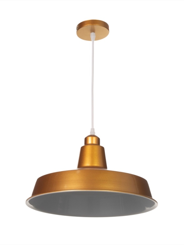 Светильник Ronald 1х40Вт Е27 пр-1м золотистый 36х36х15см