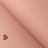 Пленка для цветов и букетов, в листах, 57&times;57 &plusmn;1 см, &laquo;Сердечки&raquo;, пудра темная, 65 мкм