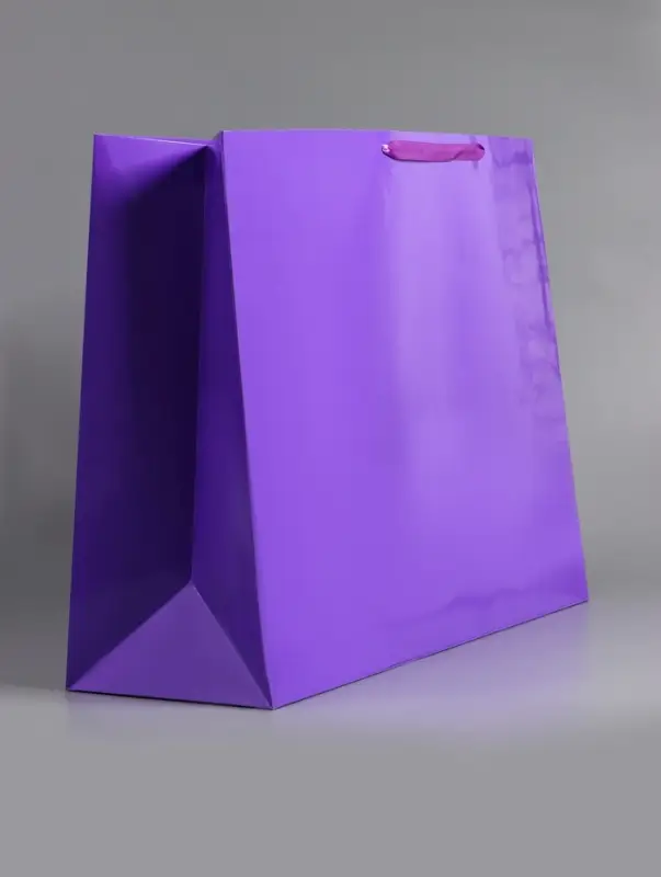 Пакет ламинированный горизонтальный "Пурпурный", XXL  61 х 46 х 20 см