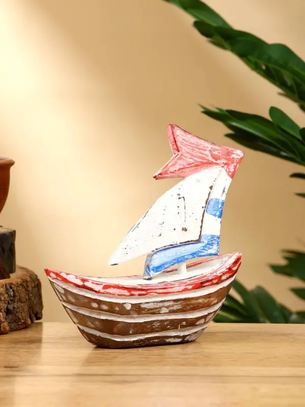 Сувенир "Кораблик" дерево 14х5х14 см