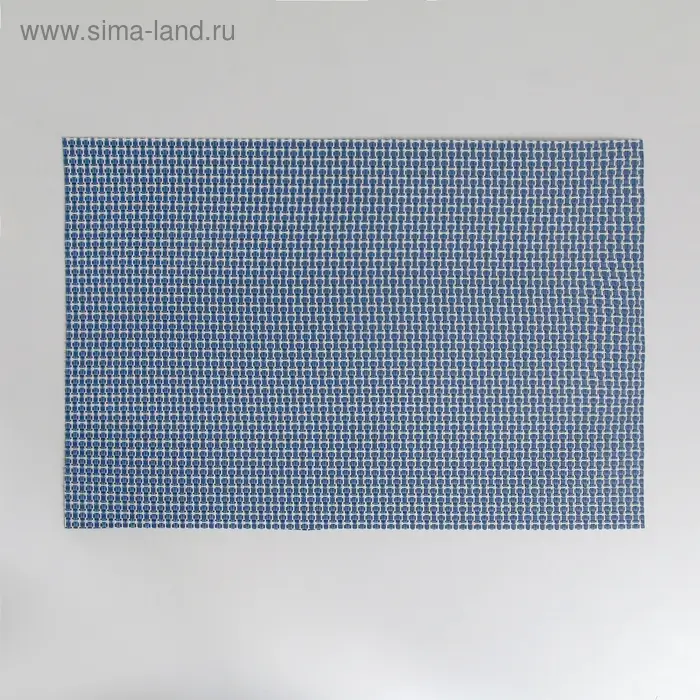 Салфетка сервировочная на стол &laquo;Плетение&raquo;, 45&times;30 см, цвет синий
