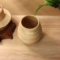 Ваза 12х12х13 см, бамбук