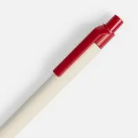 Ручка шариковая MilkMake, красная