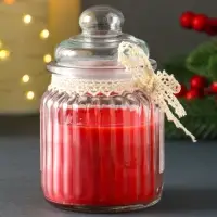 Свеча ароматическая в банке "Глинтвейн&гранат" 45 ч