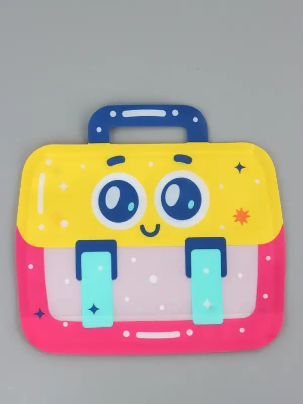 Пакет подарочный, "Портфель", с zip-lock застежкой, 20x19+3см