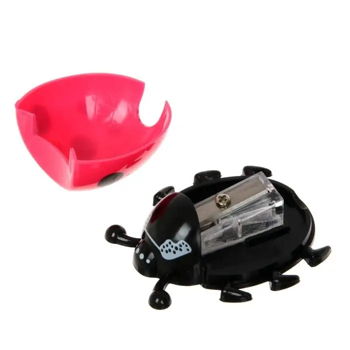 Точилка с контейнером &laquo;Божья коровка&raquo;, МИКС