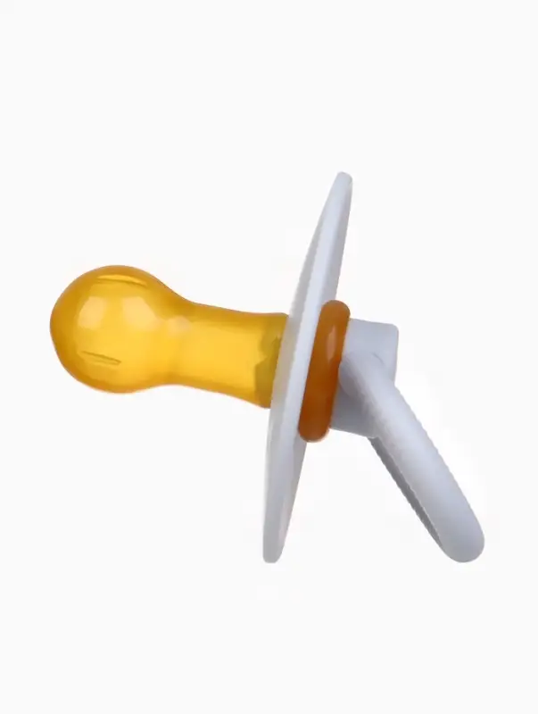 Соска - пустышка классическая, латекс, цв.серый, в контейнере, от 0 мес., M&B