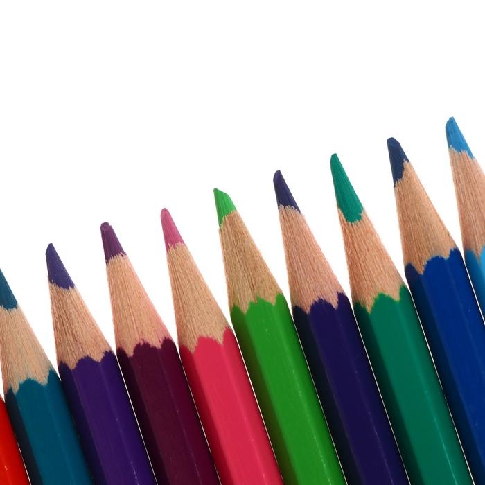 Карандаши 36 цветов Faber-Castell ECO "Замок" 1201 7/2.8 шестигранный корпус, с точилкой, микс