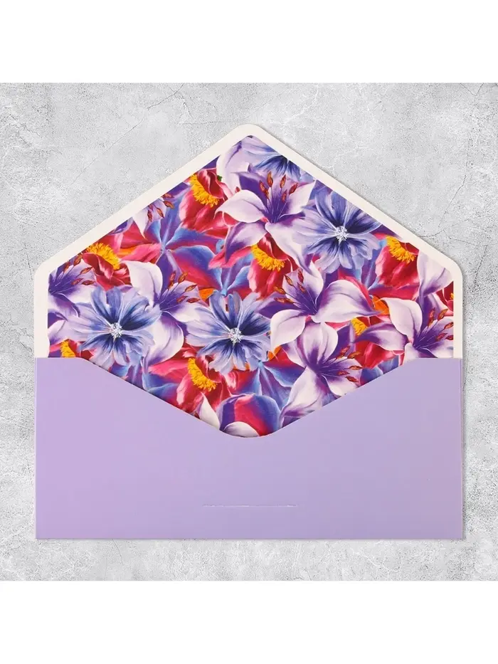 Конверт подарочный &laquo;С Днём рождения&raquo;, софт тач, тиснение, 19 х 9 см