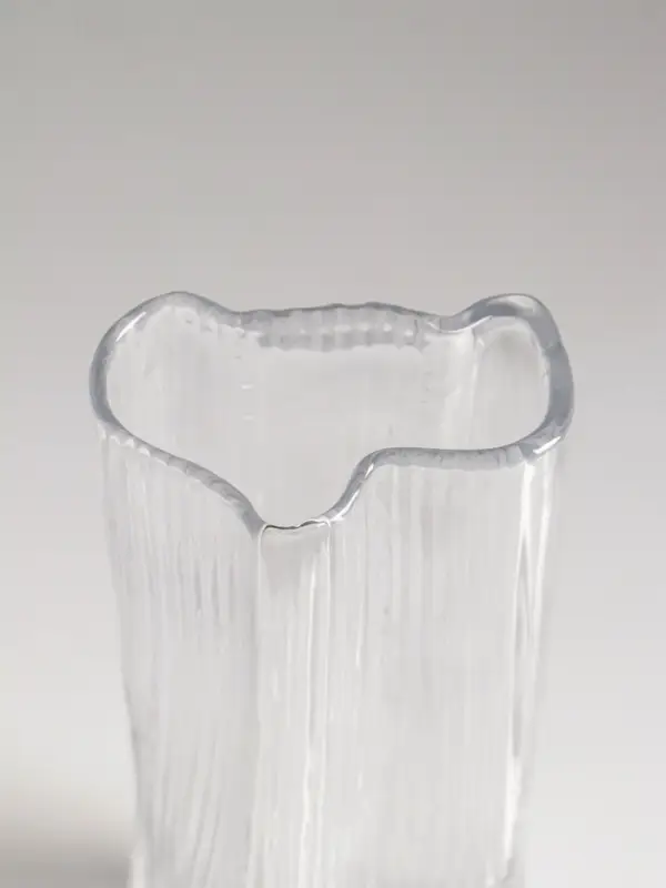 Ваза стекло настольная "Энико" 25х9 см, прозрачный