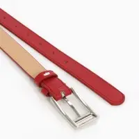 Ремень жен 04-01-02-01, Март2506, 2,3*0,3*110 см, без винта, пряж металл, 1 прокол,