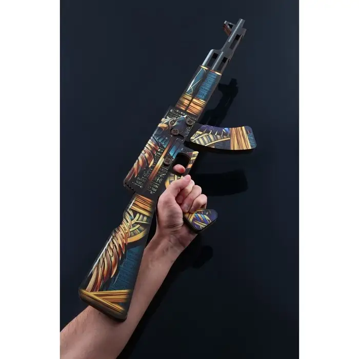 Набор сувенирное оружие &laquo;Золото&raquo;, автомат, пистолет, керамбит, 3 шт