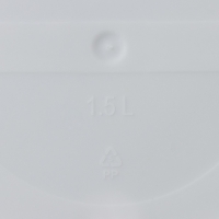 Горшок для цветов с поддоном Saffron, 1,5 л, d=14,6 см, h=13,5 см, пластиковый, цвет белый