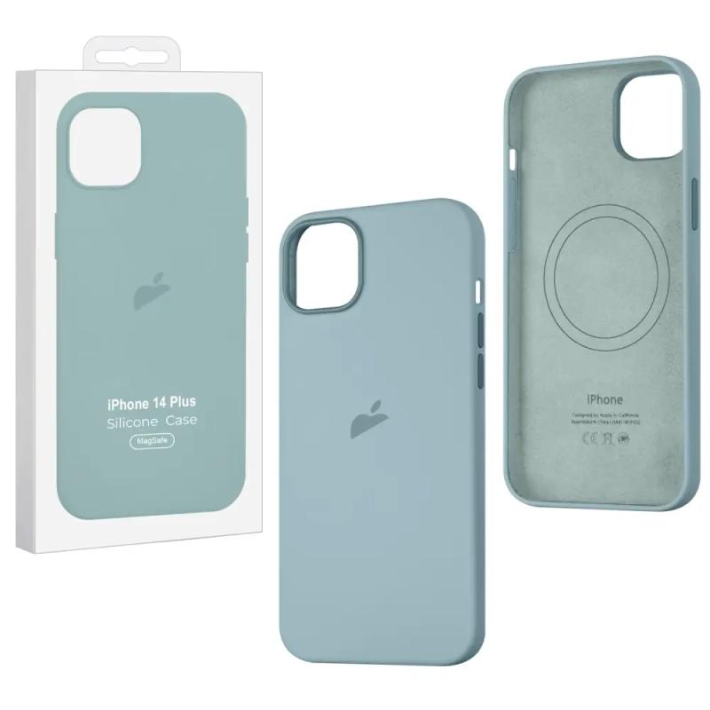 Чехол iPh 14 Plus Silicon Case 100% ORG Succulent