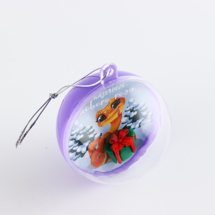 Новогодний шар ёлочный &laquo;Сказочного нового года&raquo;, на Новый год, d = 6 см