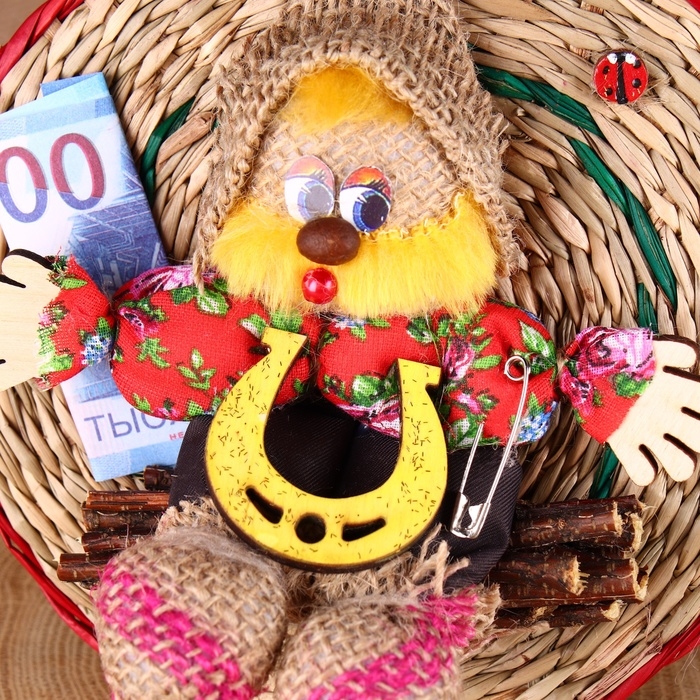 Оберег - панно &laquo;Нафаня&raquo;, микс