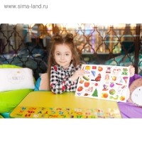 Наклейки многоразовые &laquo;Загадки&raquo;, книжка-раскладушка