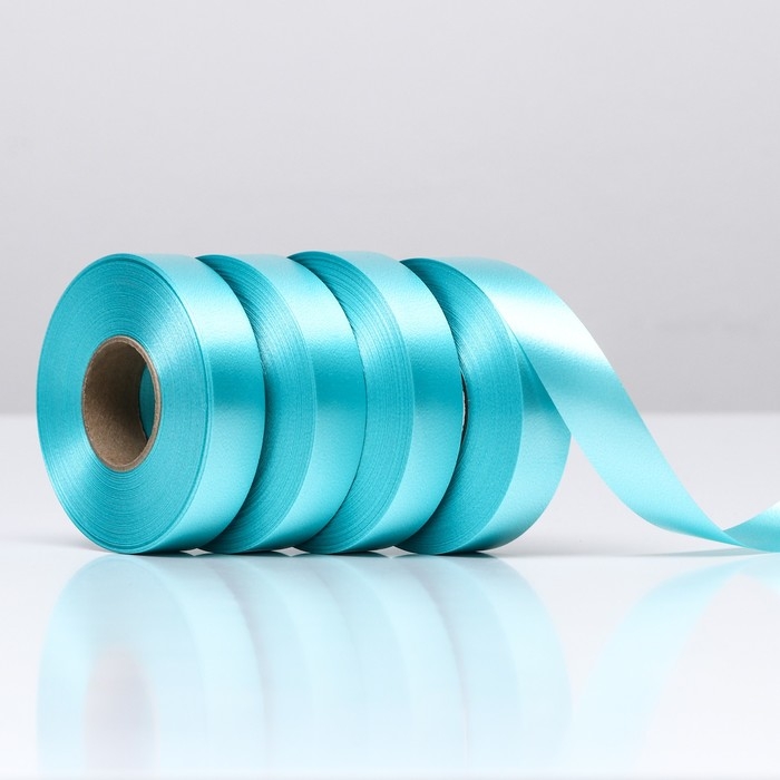 Лента для декора и подарков, ментол 2 см х 45 м