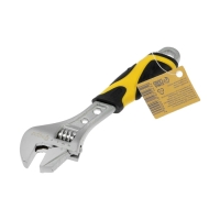 Ключ разводной ТУНДРА, 2 варианта зажима, гайки 3-5-10 мм, 2К рукоятка, 150 мм